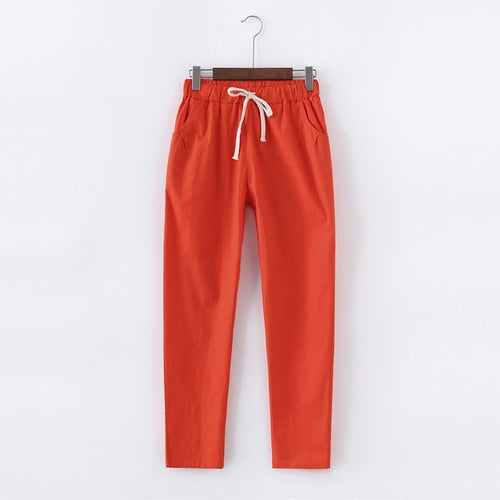 Calça Linho Algodão Jade