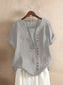Blusa Com Botões Frontal Acácia