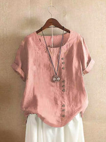Blusa Com Botões Frontal Acácia