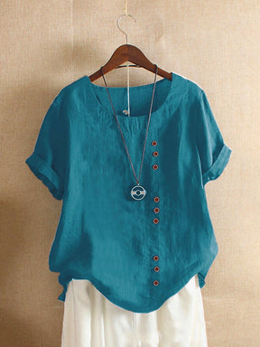 Blusa Com Botões Frontal Acácia