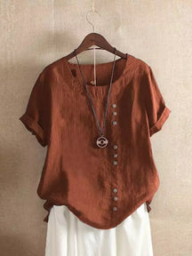 Blusa Com Botões Frontal Acácia