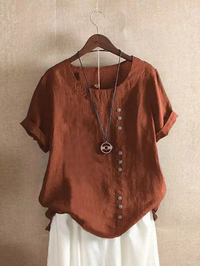 Blusa Com Botões Frontal Acácia