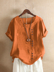 Blusa Com Botões Frontal Acácia