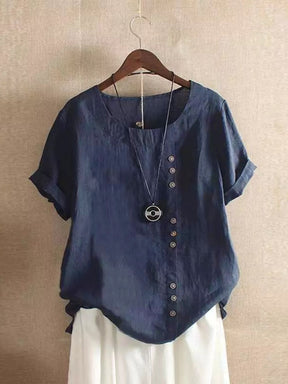 Blusa Com Botões Frontal Acácia
